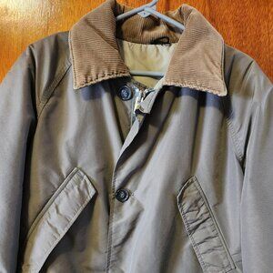 Men's Medium VTG L.L. Bean Mackinaw Green Goose Down Nylon Puffer Coat USA Made